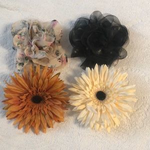 Accessory clips for hair or jackets